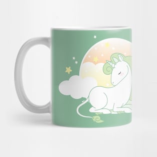 Green Unicorn Mug